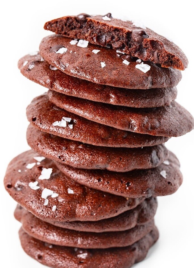 Cookie cu ciocolata si sare de mare