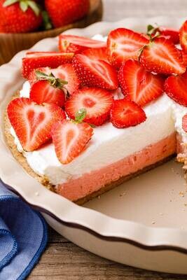 Tarta cu capsuni keto si low-carb
