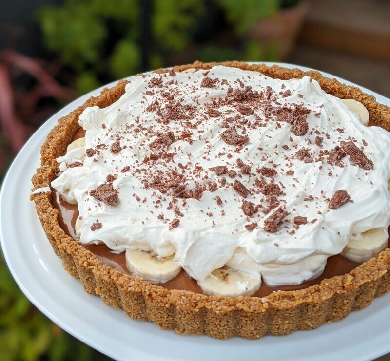 Tarta cu banane si caramel
