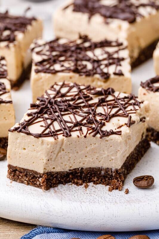 Cheesecake cu cafea keto