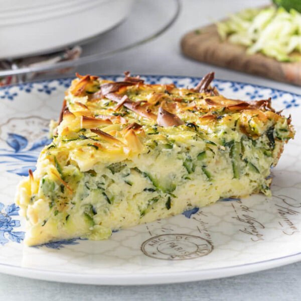 Quiche cu zucchini keto