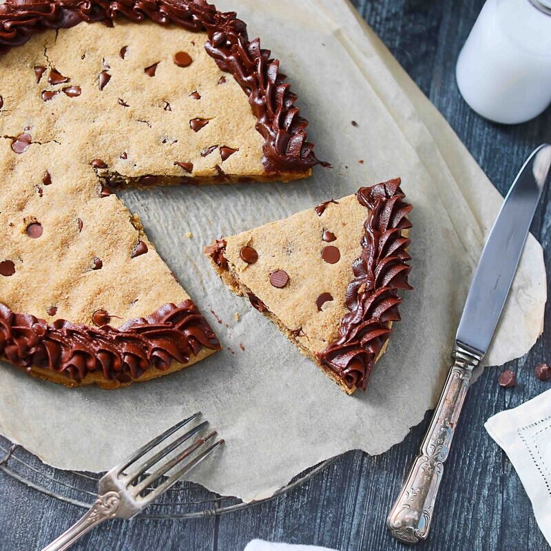 Cookie gigant cu ciocolata keto si low-carb