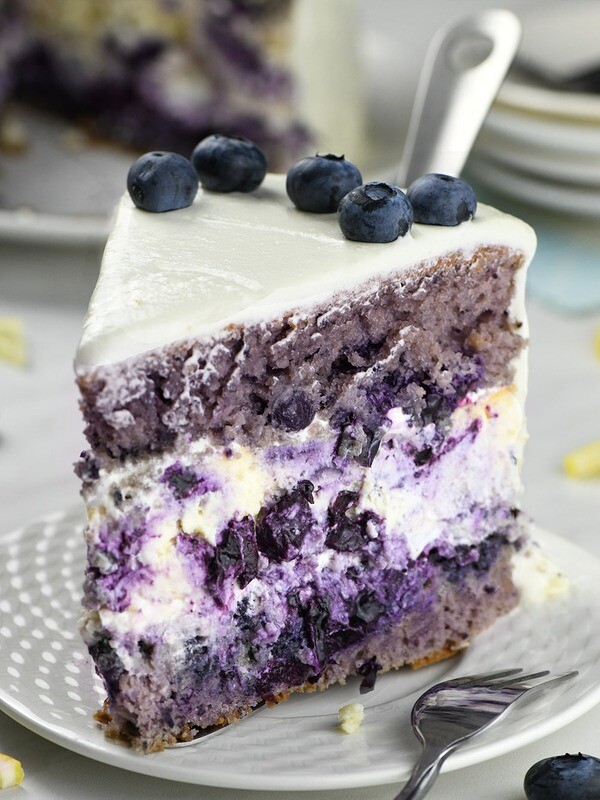 Tort - Cheesecake cu afine