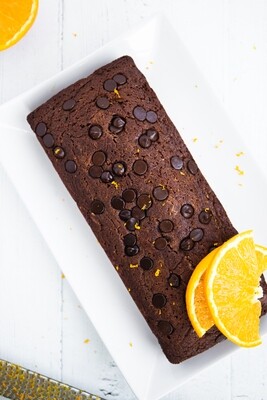 Chec vegan cu ciocolata si portocale