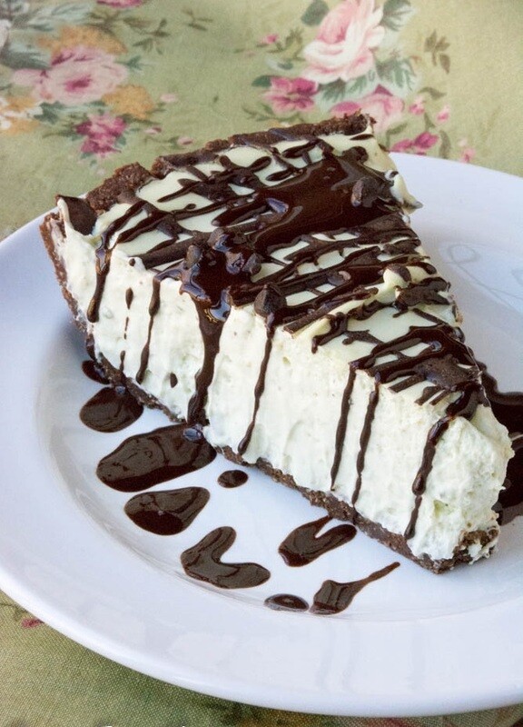 Tarta cu mousse de menta si ciocolata fara zahar