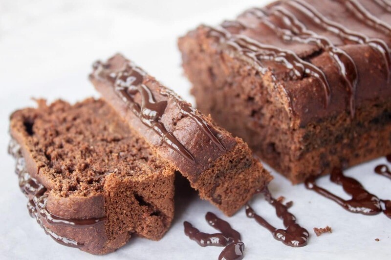 Banana bread vegana cu ciocolata