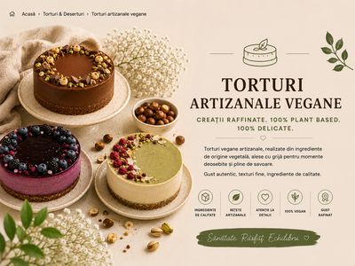 Torturi artizanale vegane