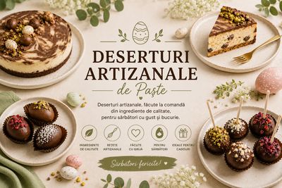 Deserturi artizanale Paste