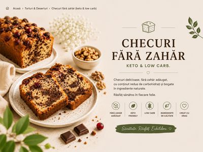 Checuri fără zahăr (keto &amp; low carb)