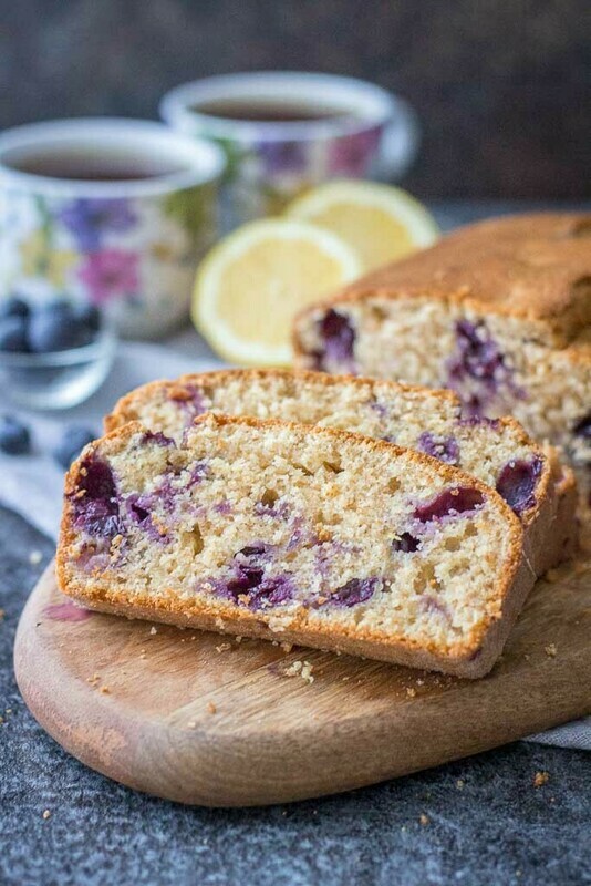 Chec cu afine și lămâie, fără zahăr (low carb)