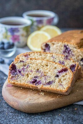 Chec cu afine și lămâie, fără zahăr (low carb)