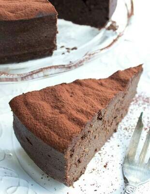 Tort dens de ciocolată (keto &amp; low carb)