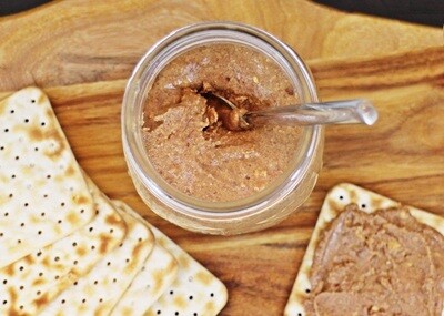 100% unt de arahide crunchy, fără zahăr