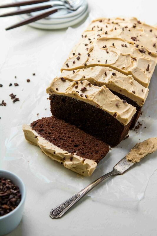 Chec cu ciocolata si crema cu espresso