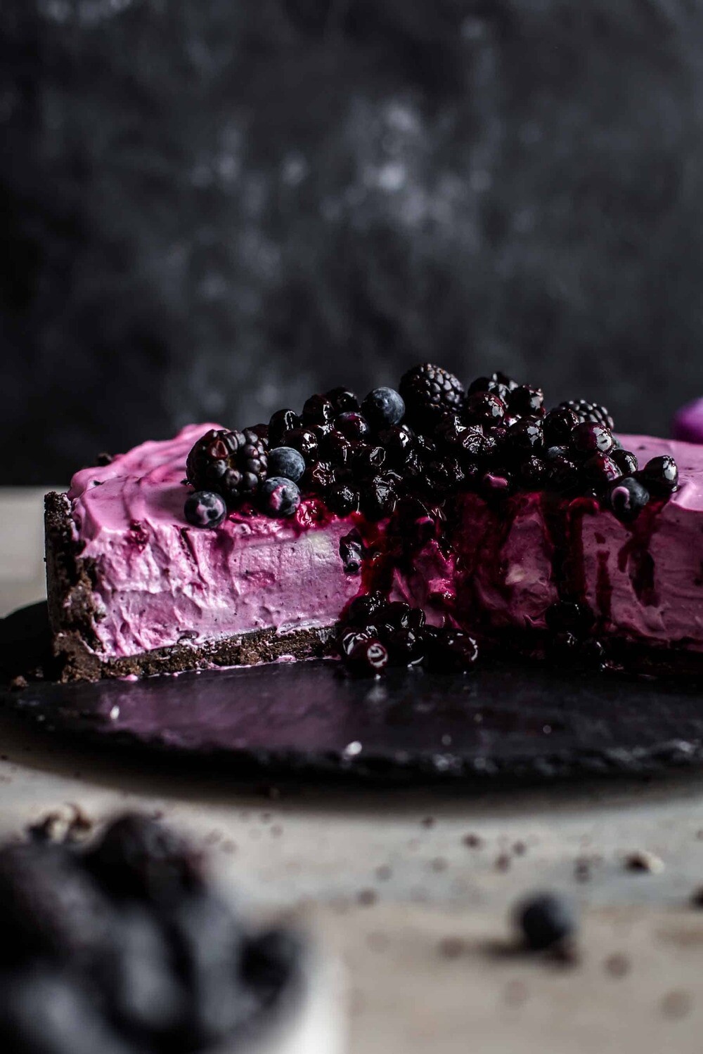 Cheesecake artizanal cu afine
