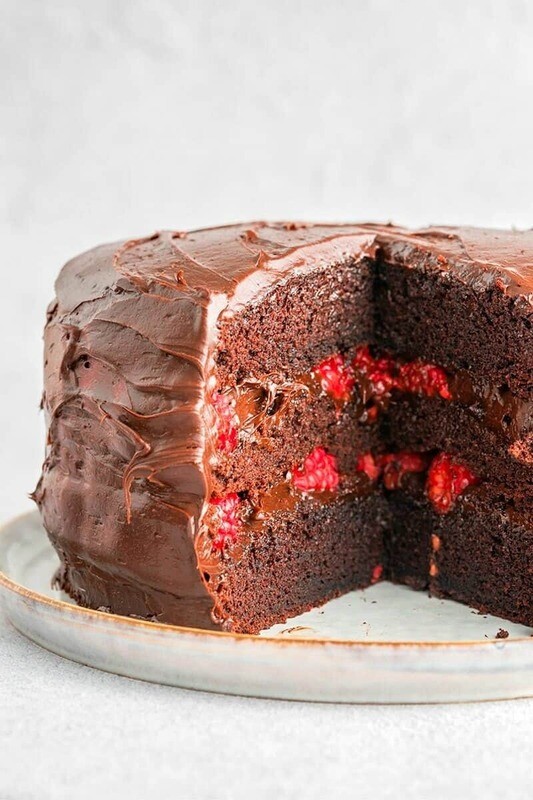 Tort de ciocolata si zmeura keto (fara lactate)