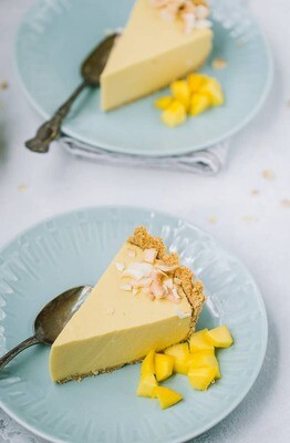 Cheesecake cu mango, fără zahăr (keto &amp; low carb)