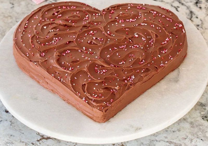 Tort inimă de ciocolată (keto &amp; low carb)