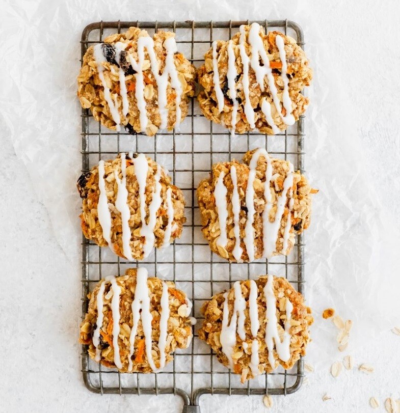 Cookie cu morcovi si fulgi de ovaz