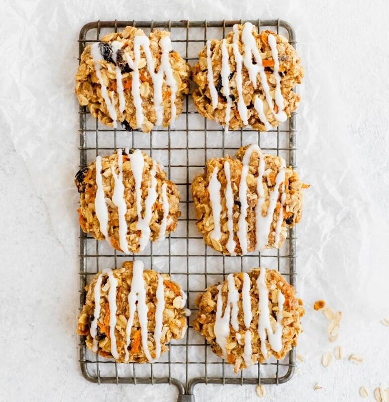 Cookie cu morcovi si fulgi de ovaz