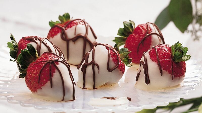 Capsuni trase in ciocolata alba fara zahar