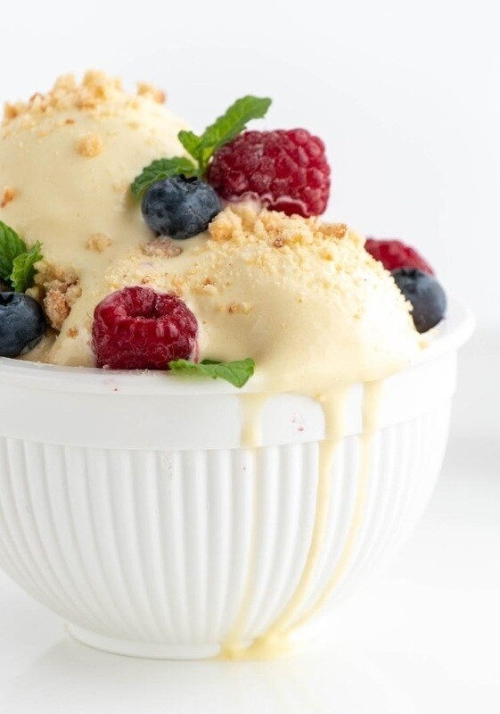 Înghețată Cheesecake (Keto &amp; Low Carb)