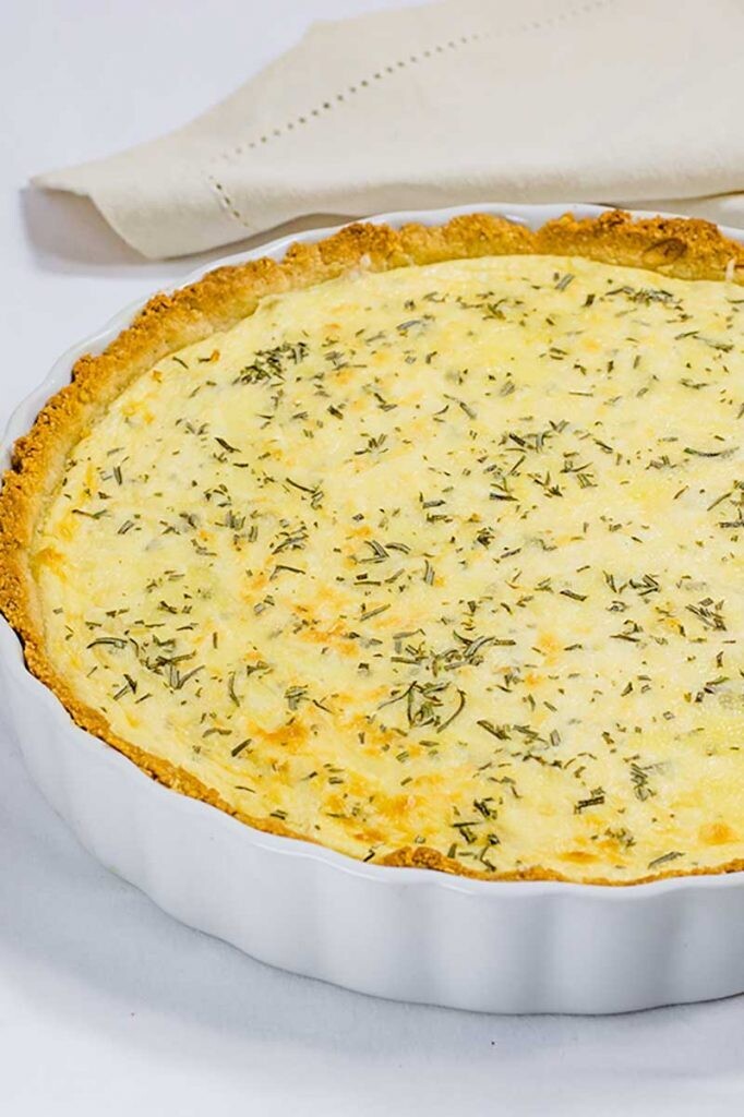 Quiche cu Brânzeturi (keto &amp; low carb)