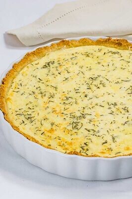 Quiche cu Brânzeturi (keto &amp; low carb)
