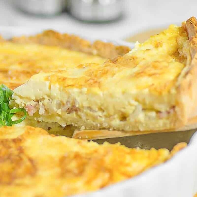 Quiche Lorraine artizanal (keto &amp; low carb)