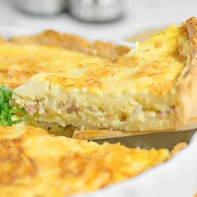 Quiche Lorraine artizanal (keto &amp; low carb)