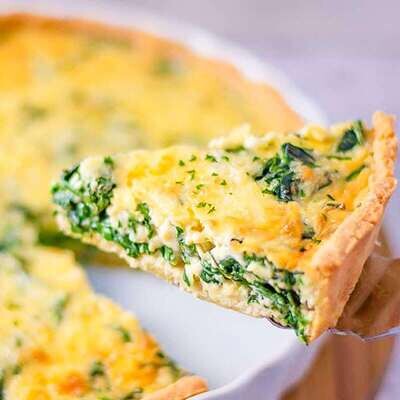 Quiche cu Spanac (keto &amp; low carb)
