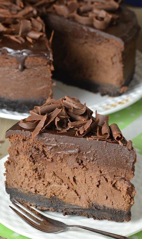 Cheesecake copt cu ciocolată