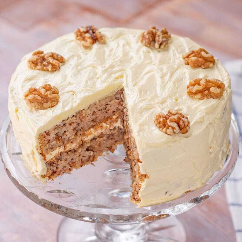 Tort cu nuci (keto &amp; low carb)