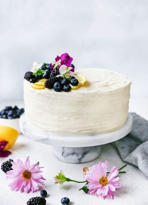 Tort Cheesecake cu afine și lămâie