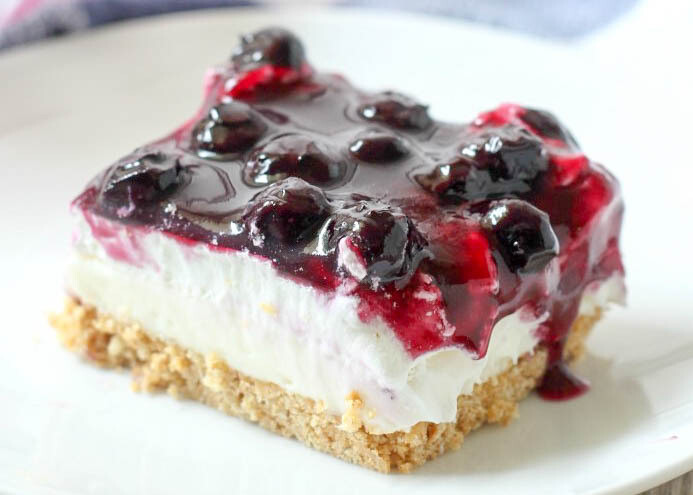 Cheesecake lasagna cu afine fara zahar