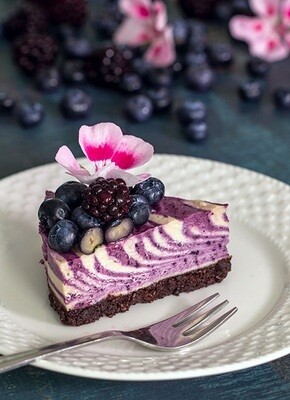 Tort zebra raw vegan