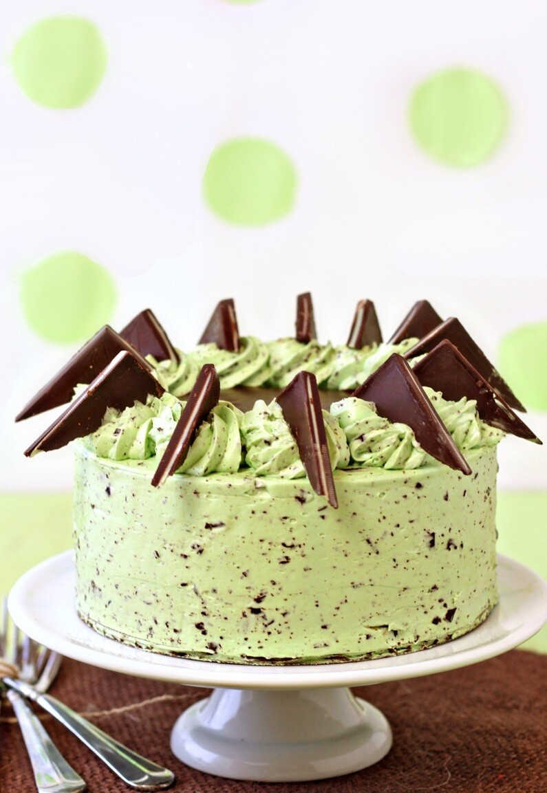 Tort cu menta si ciocolata