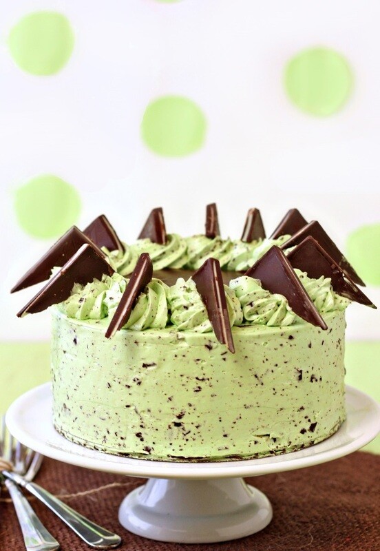 Tort cu menta si ciocolata