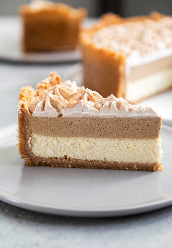 Cheesecake cu mousse de cafea