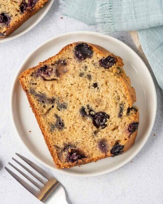 Banana bread cu afine, fără zahăr