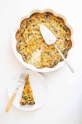 Quiche cu Măsline și Bacon (keto &amp; low carb, fără lactate)