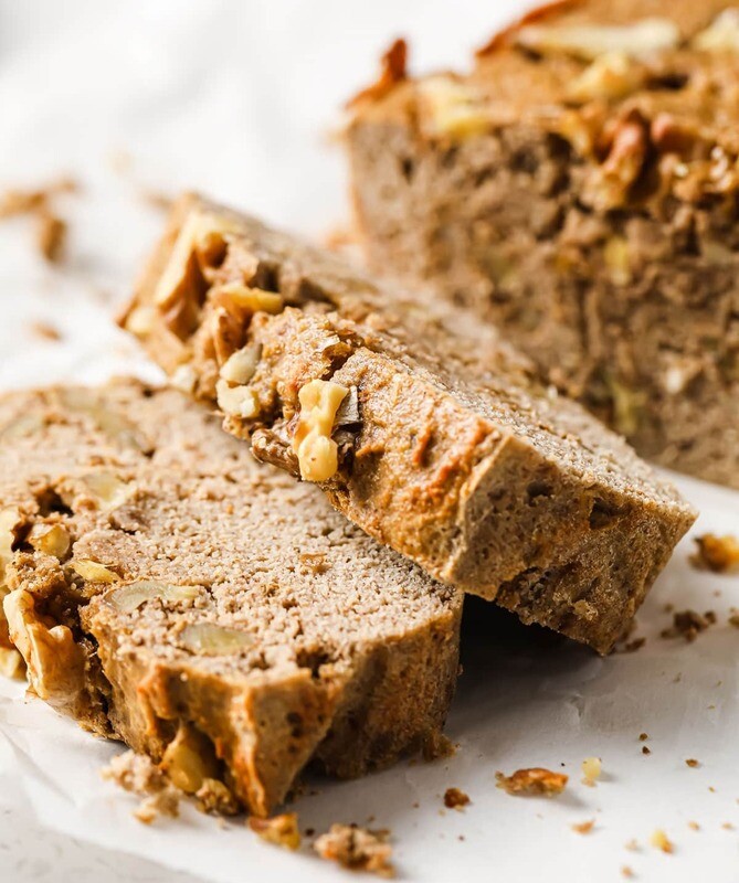 Banana bread cu faina de cocos keto si low-carb