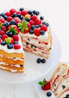 Tort tiramisu cu fructe de pădure, fără zahăr (keto &amp; low carb)