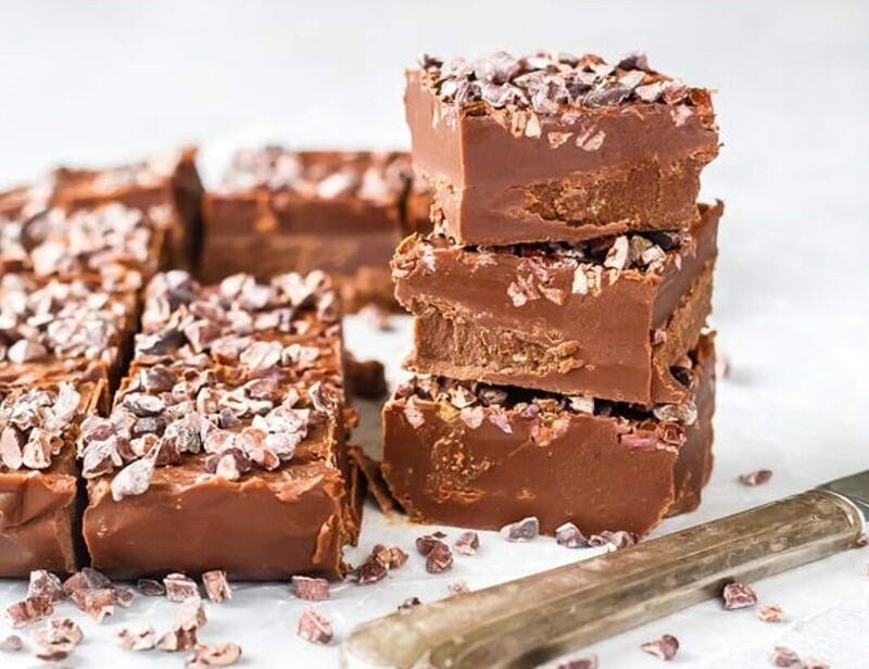 Fudge de ciocolată cu mentă (keto &amp; low-carb)