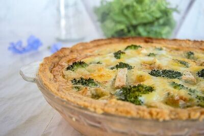 Quiche cu Broccoli și Brie (keto &amp; low carb)