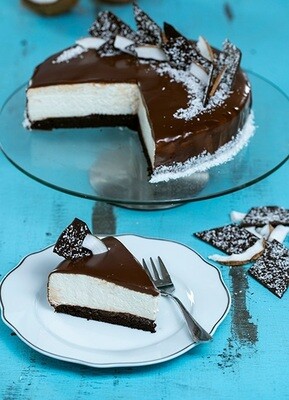 Tort mousse bounty, fără zahăr (keto &amp; low carb)