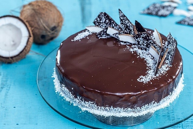 Tort mousse bounty, fără zahăr (keto &amp; low carb)