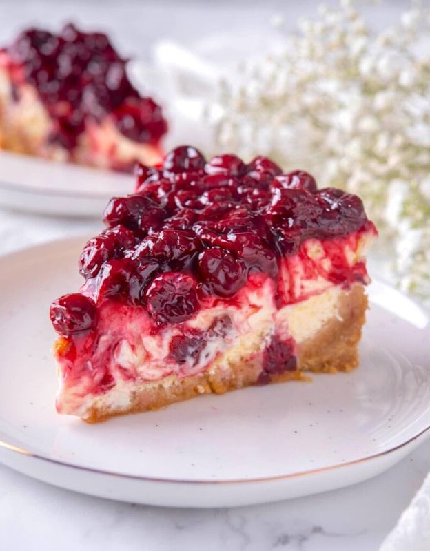 Cheesecake cu visine keto