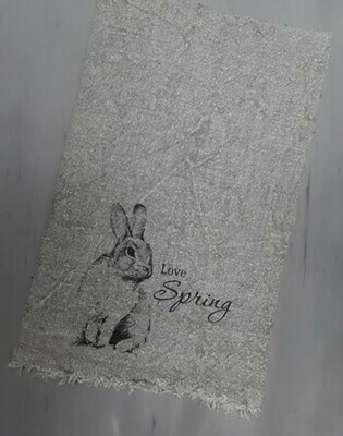 Doek shabby Love Spring 30 x 45 cm