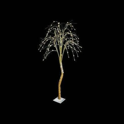 Decoratieboom 'Firework' lichtbruin/goud 180 cm
